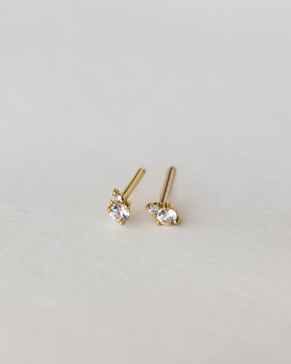 Morningstar White Sapphire Studs