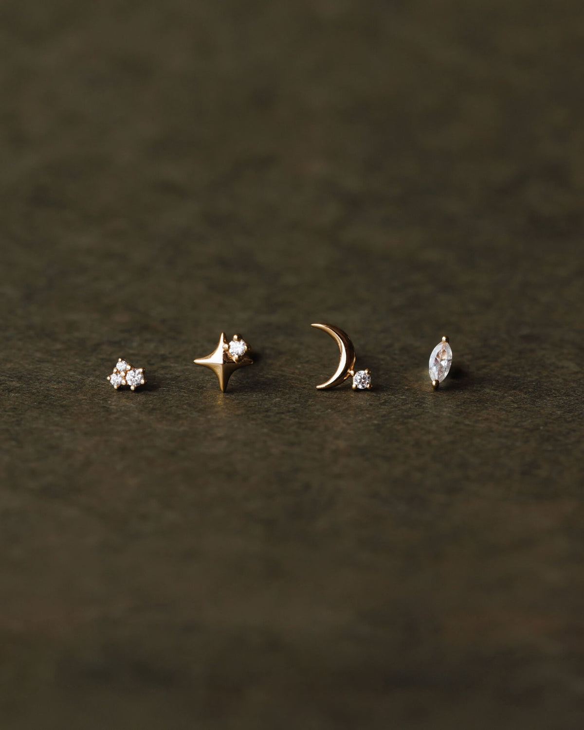 Star Cluster Diamond Flatback Studs