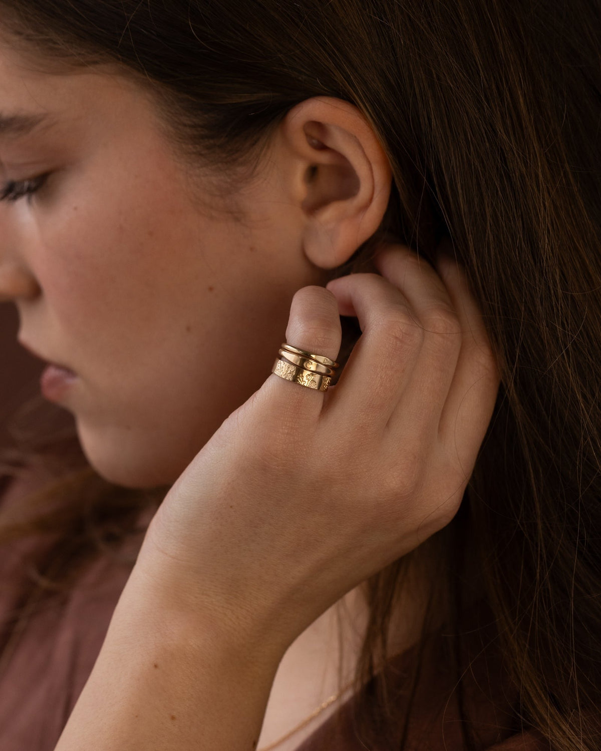 Micro Signet Pinky Ring