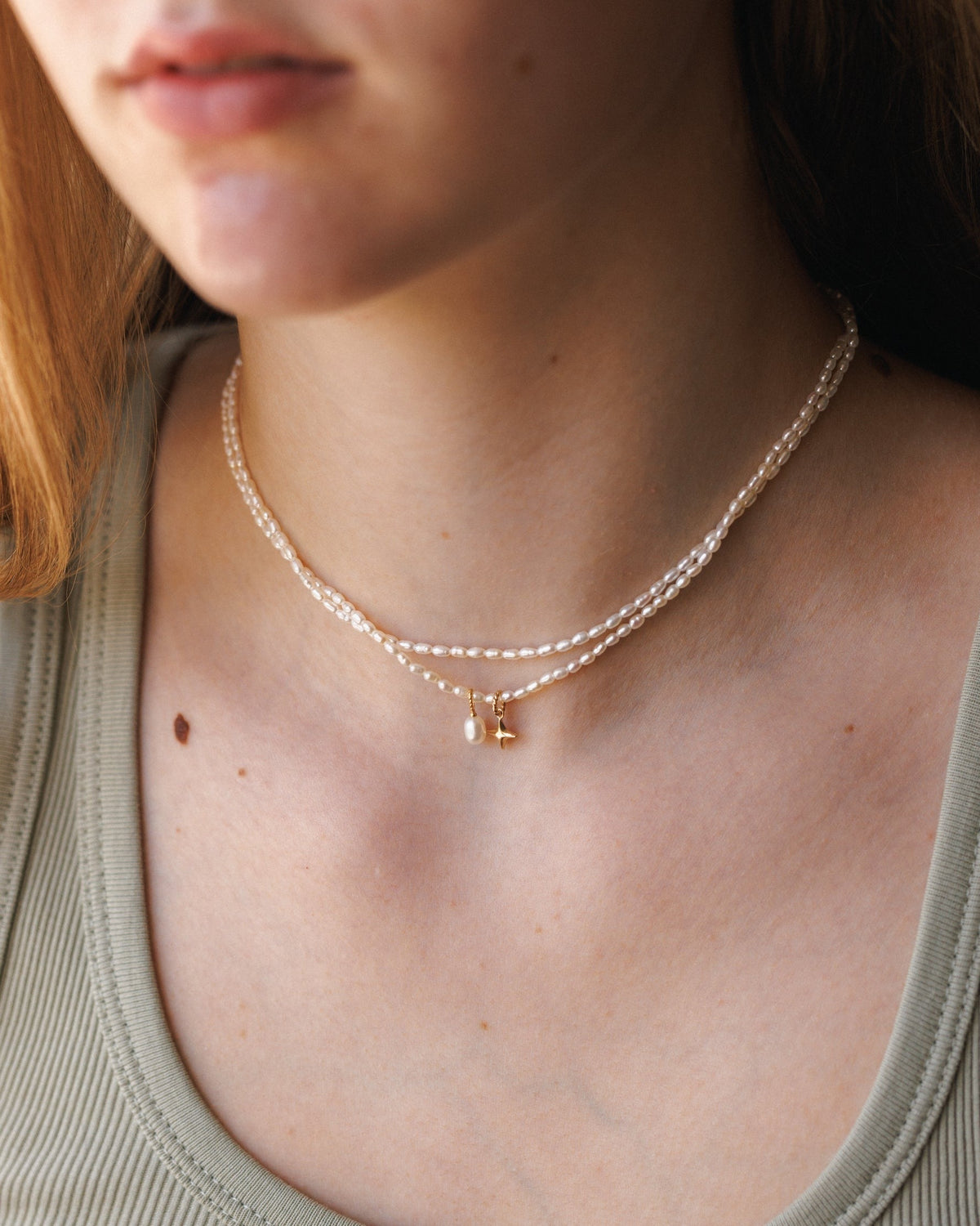 Mini Pearl Strand Necklace