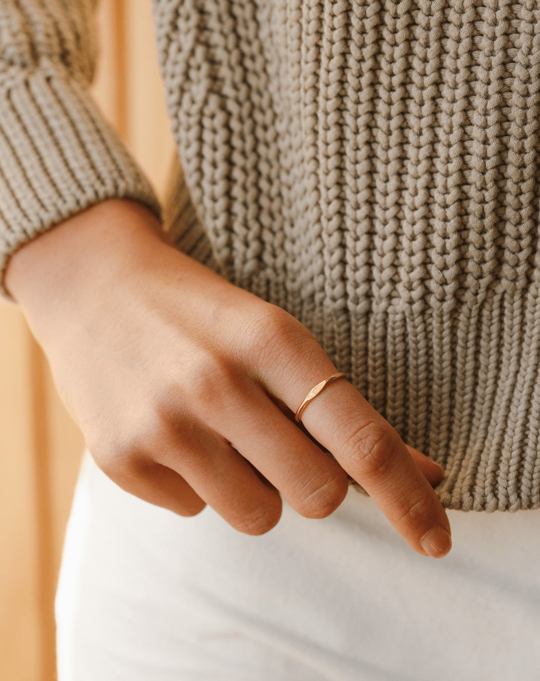 Micro Signet Ring