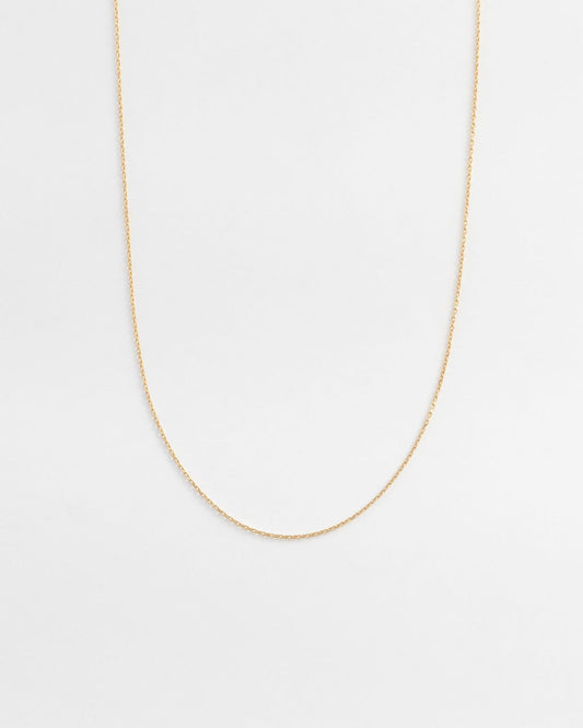 Solid Gold Fine Cable Chain
