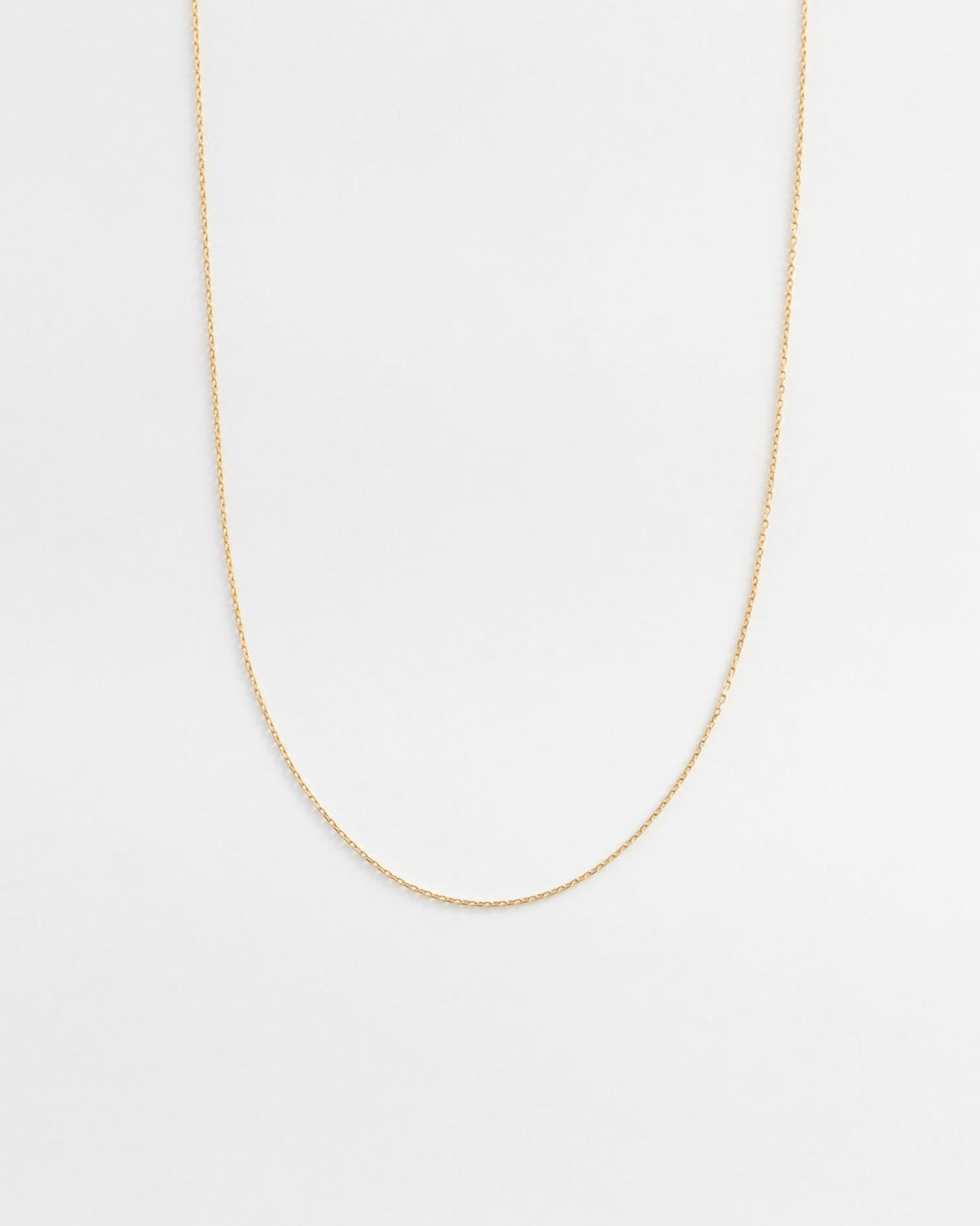 Solid Gold Fine Cable Chain