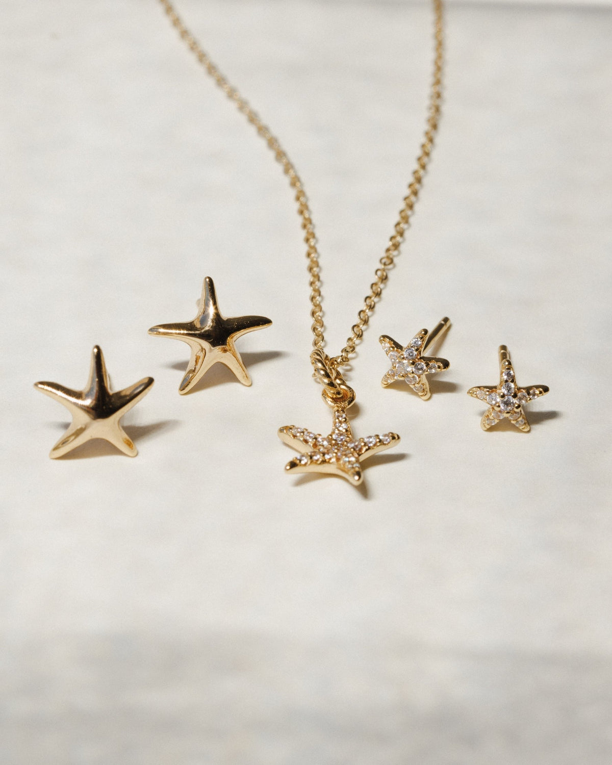 Pavé Sea Star Studs