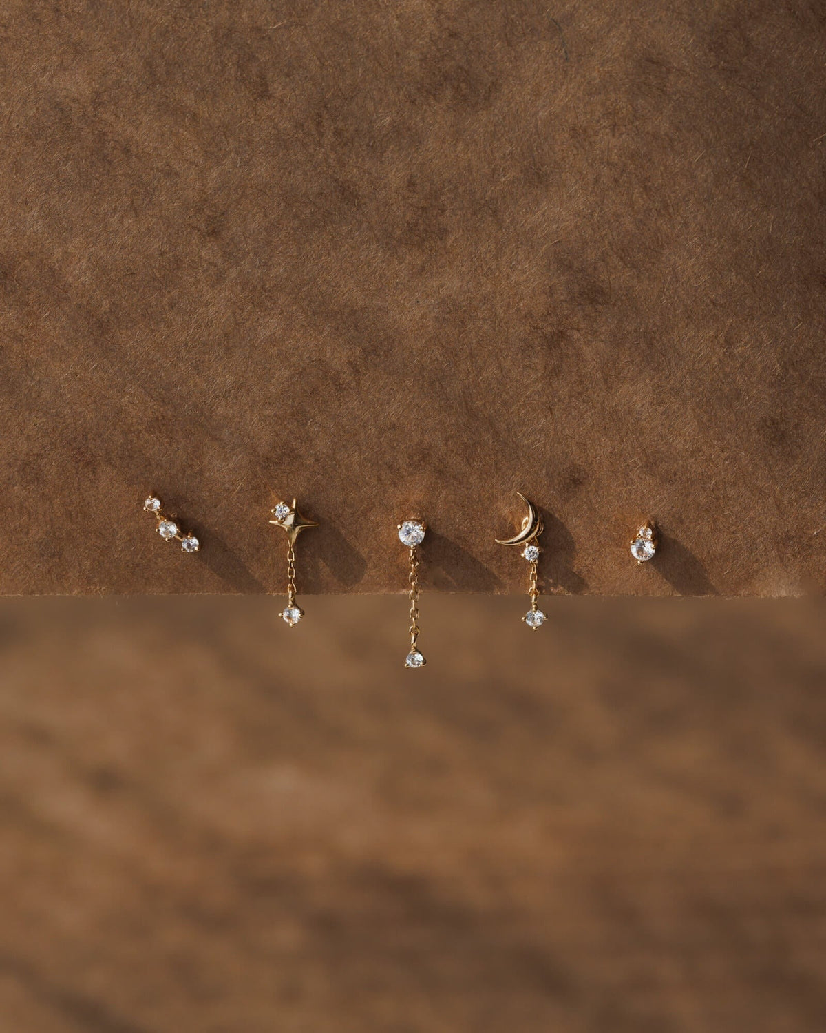 Astra Diamond Bar Studs