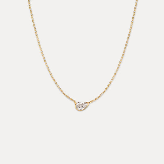 White Sapphire Zephyr Necklace