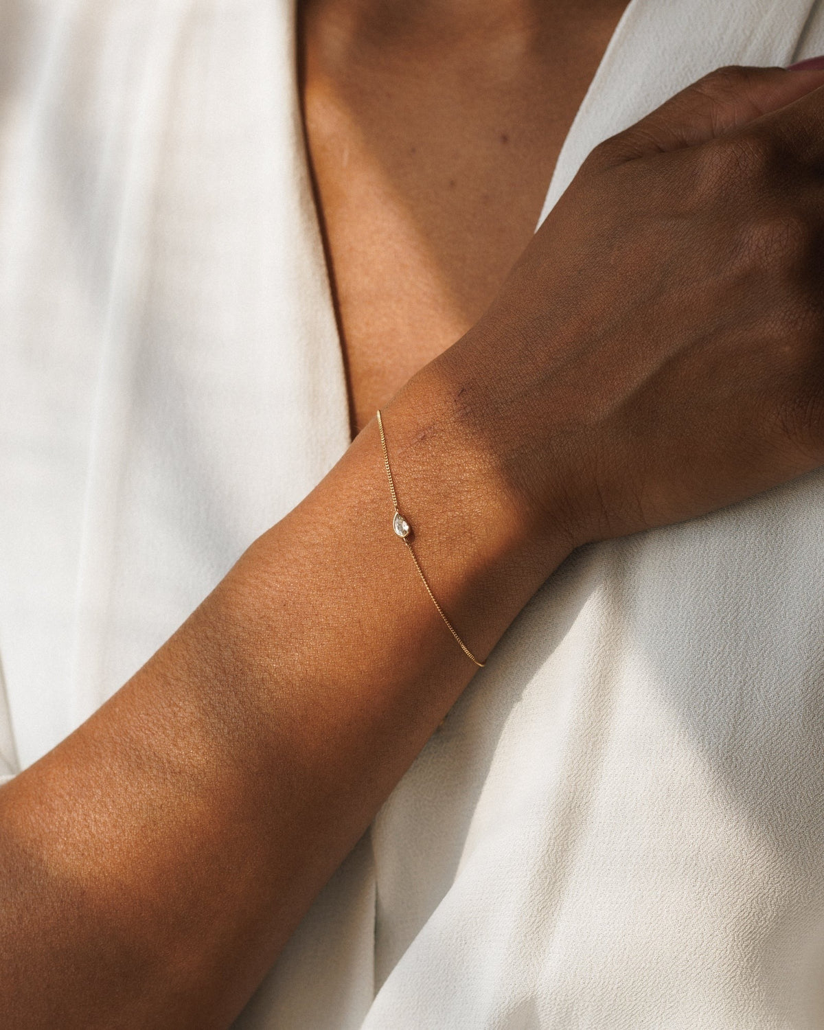 White Sapphire Zephyr Bracelet