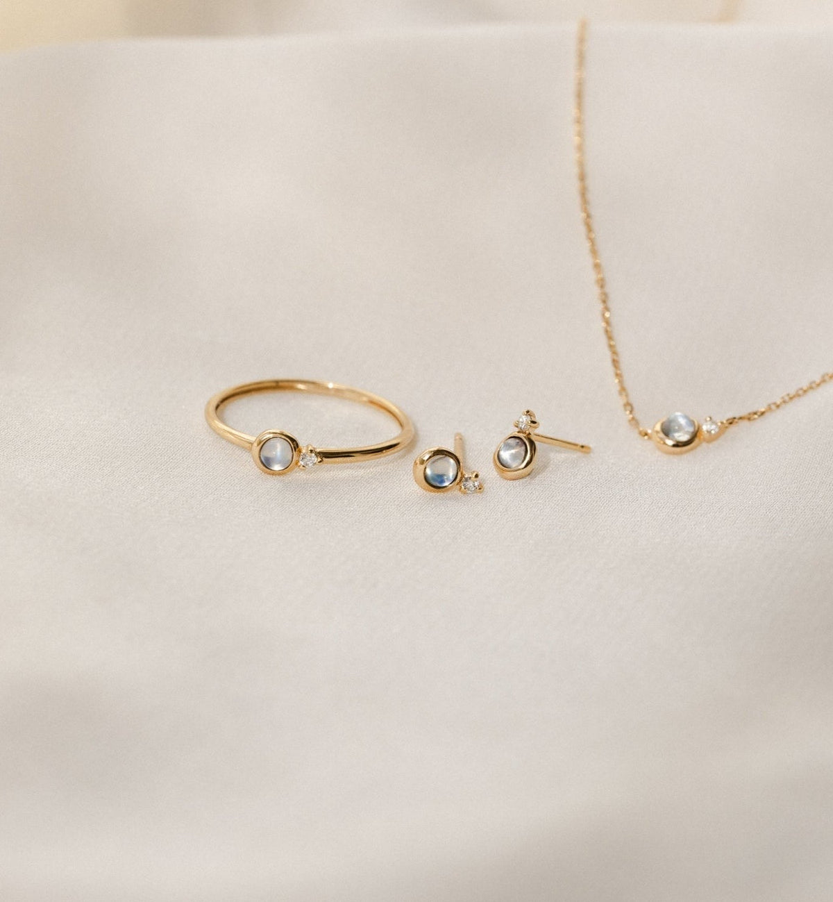 Solid Gold Moonstruck Ring