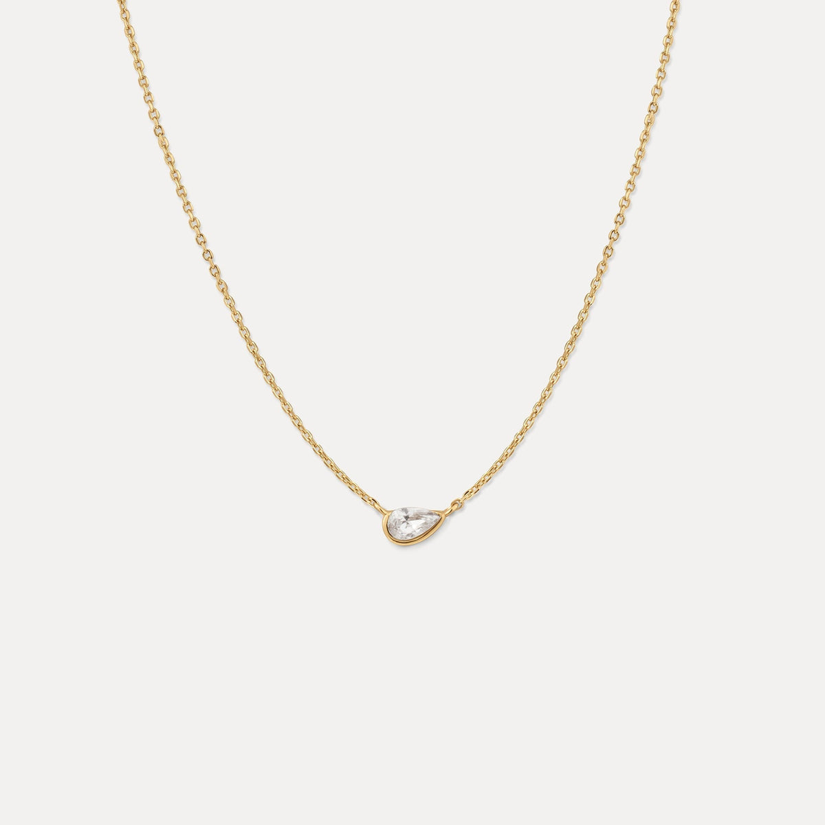 Solid Gold Zephyr Necklace