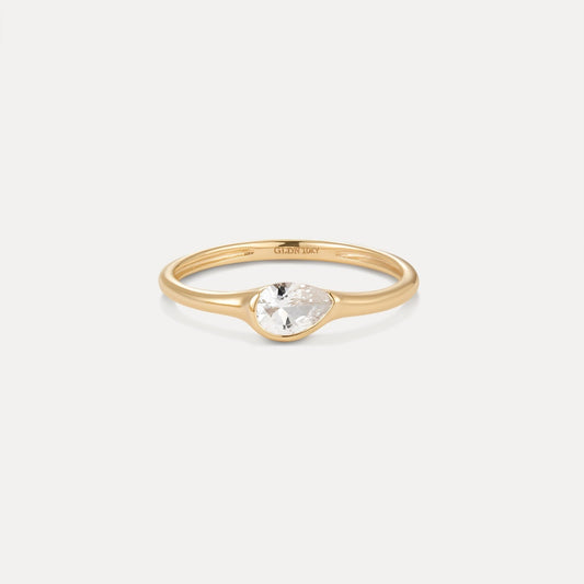 Solid Gold Zephyr Ring