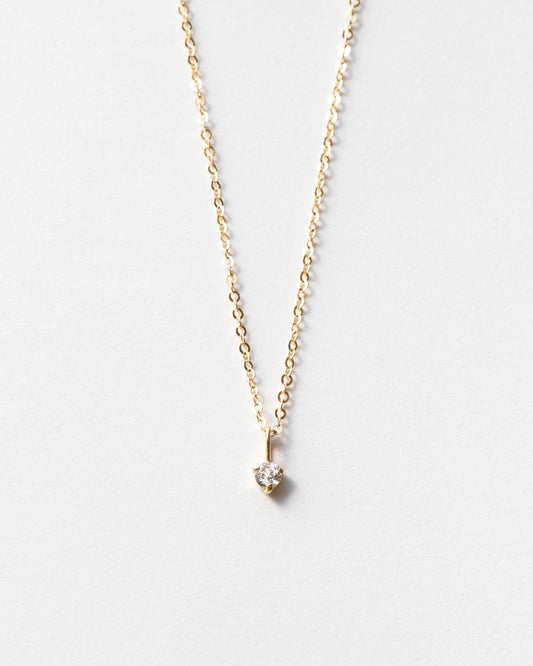 Aura Birthstone Charm Necklace