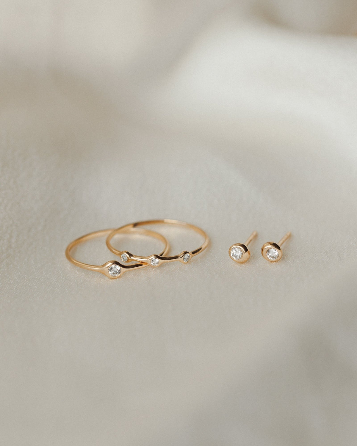 Gaia Diamond Trilogy Ring