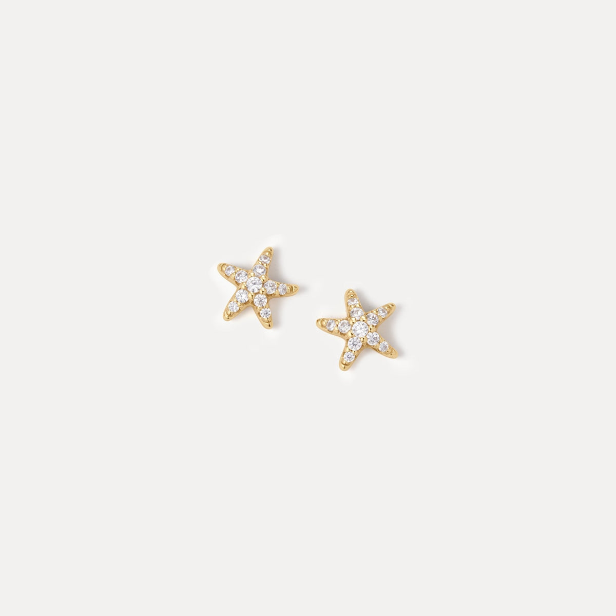 Pavé Sea Star Studs