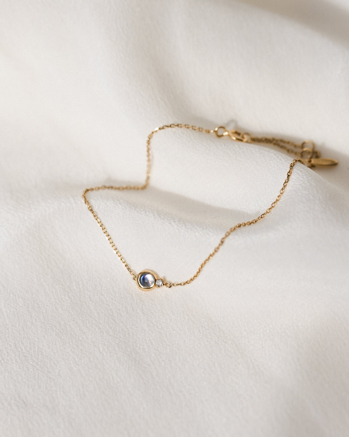 Solid Gold Moonstruck Bracelet