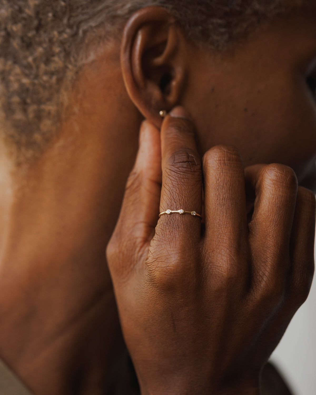 Gaia Diamond Trilogy Ring