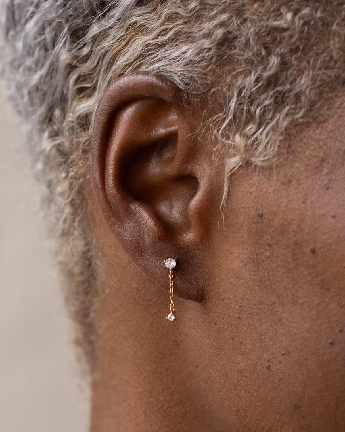 Starfall White Sapphire Earrings