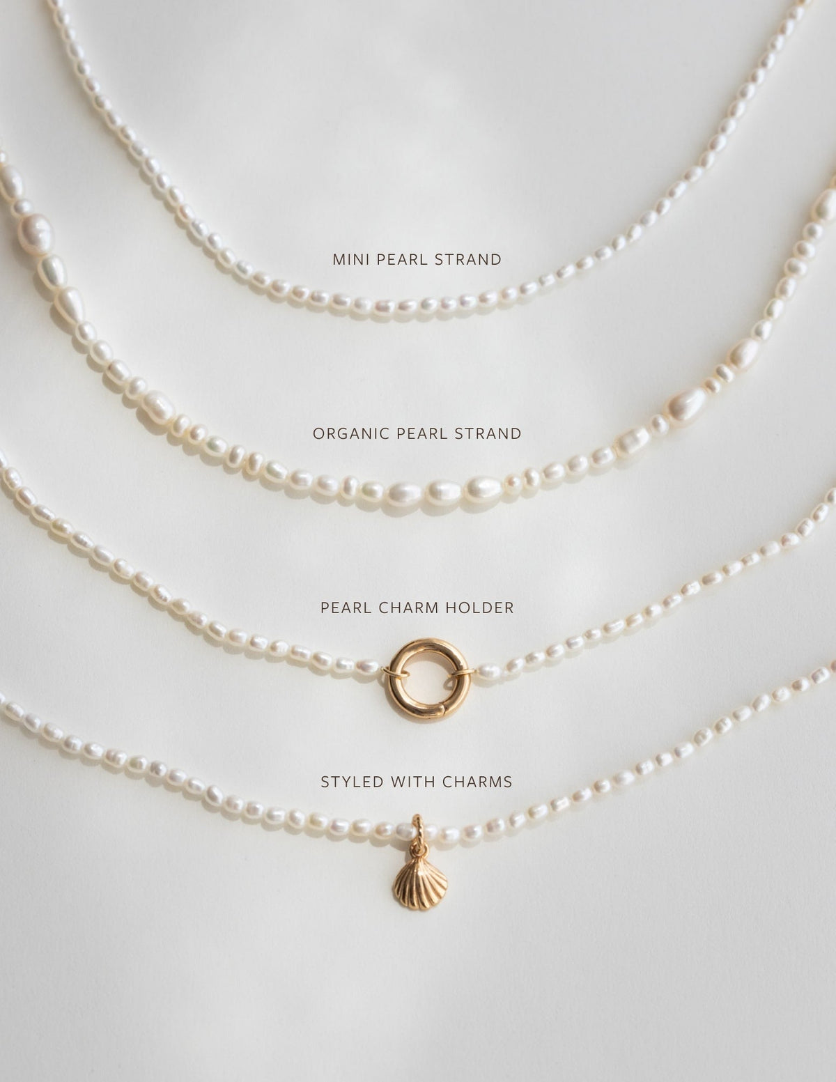 Mini Pearl Strand Necklace