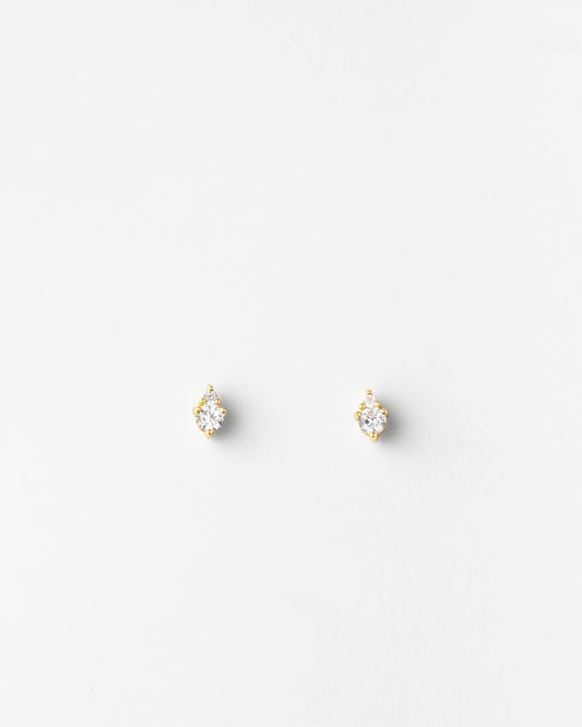 Morningstar White Sapphire Studs