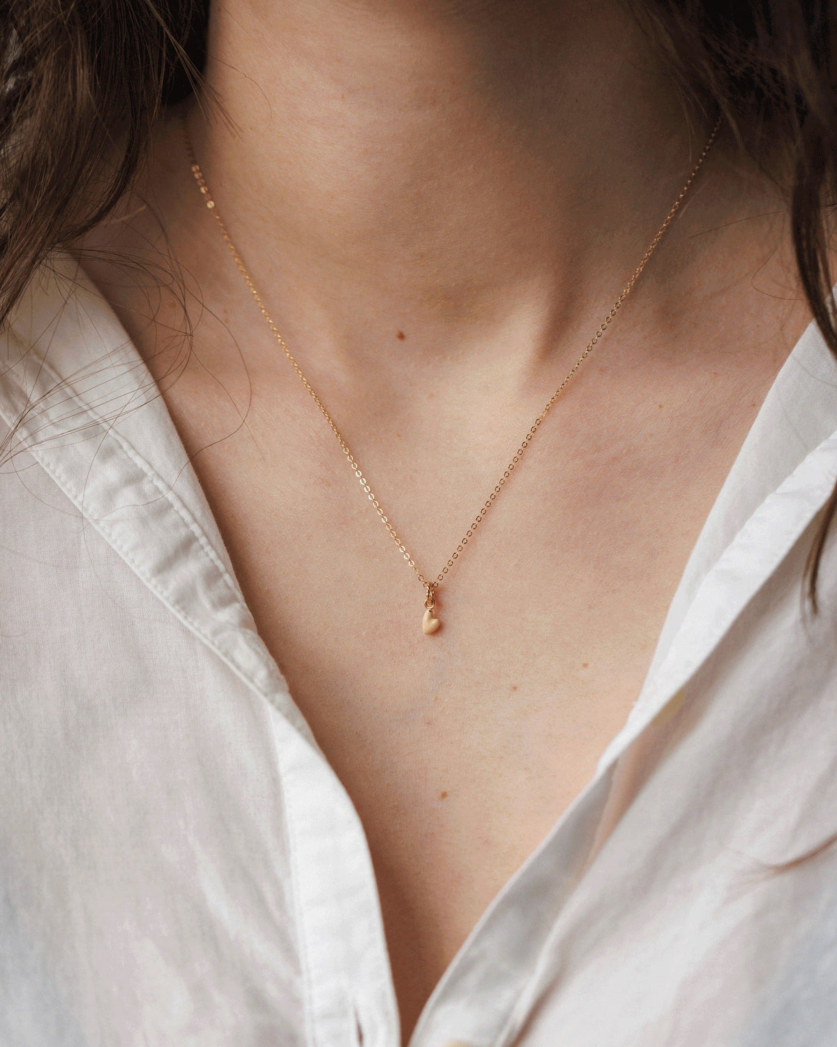 Aura Enamel Heart Charm