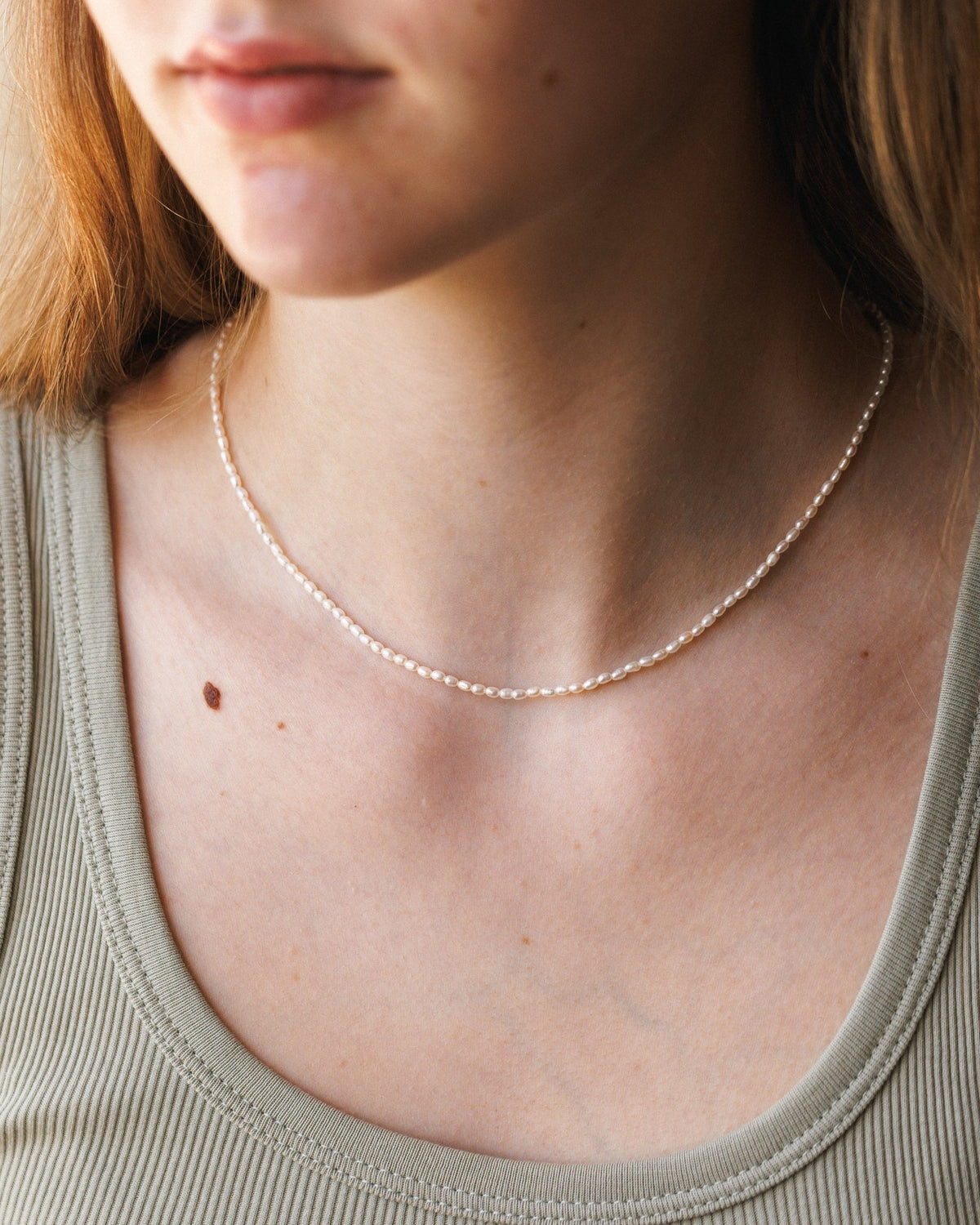 Mini Pearl Strand Necklace