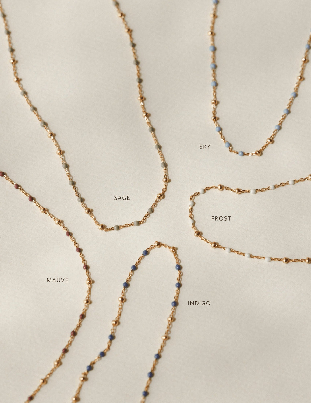 Confetti Enamel Chain