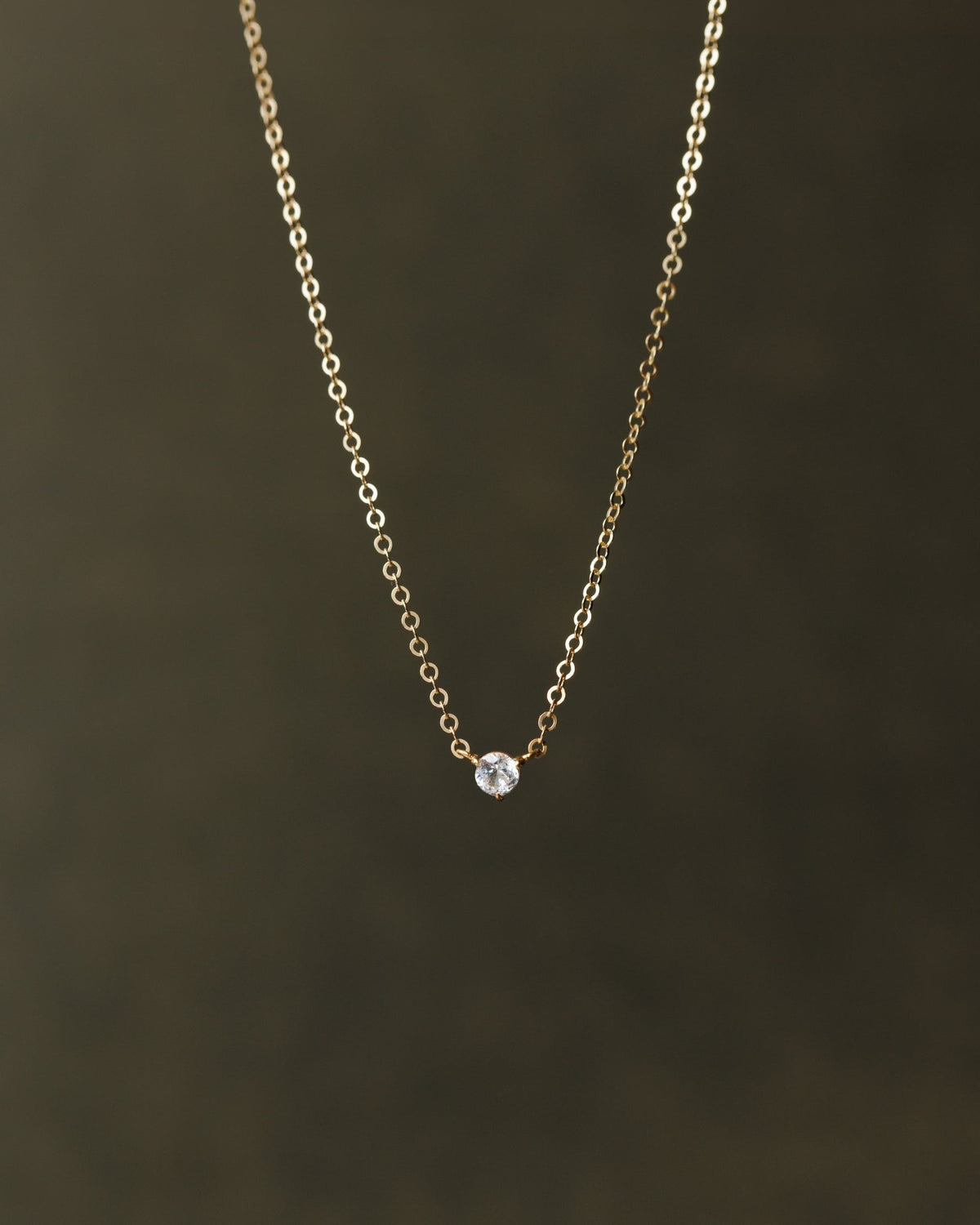Polaris Diamond Solitaire Necklace