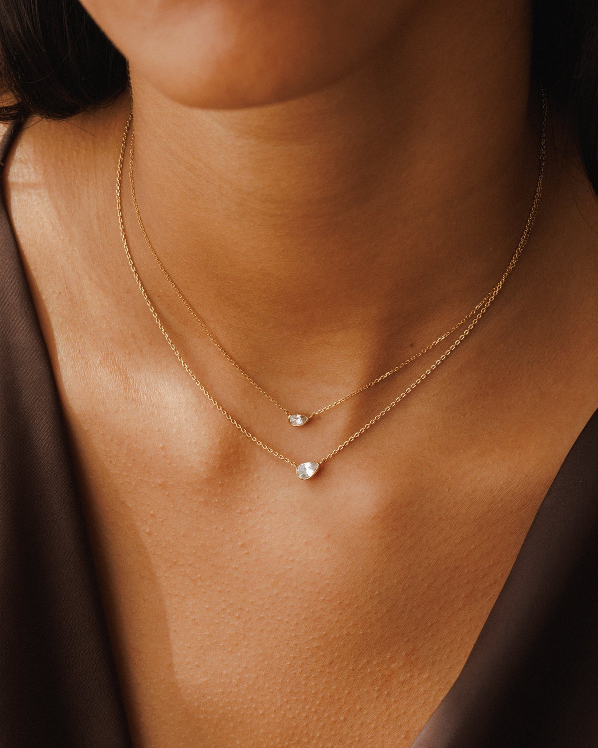 Solid Gold Zephyr Necklace