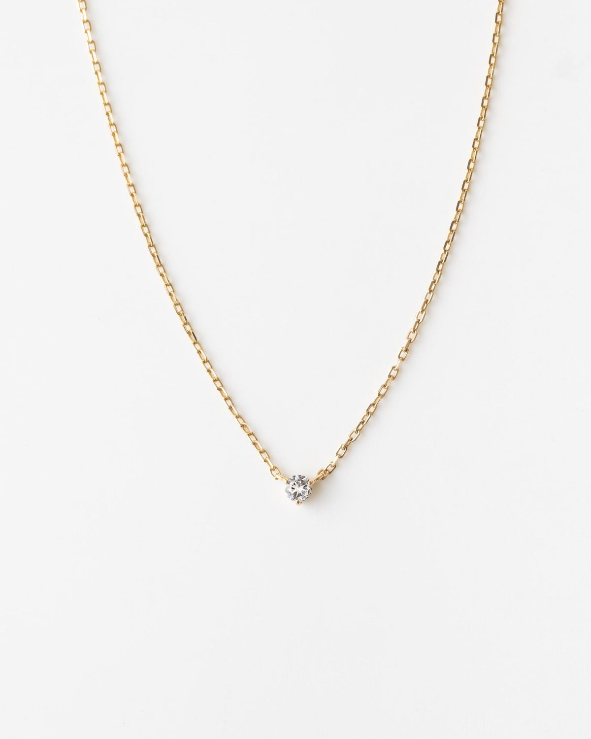 Polaris White Sapphire Necklace