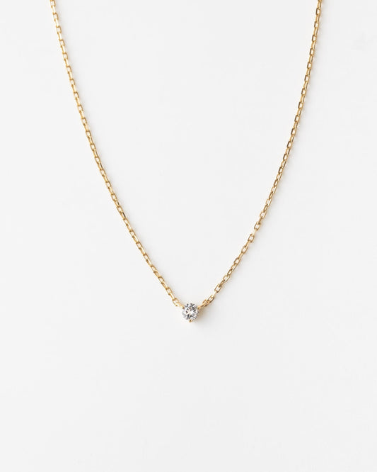 Polaris White Sapphire Necklace