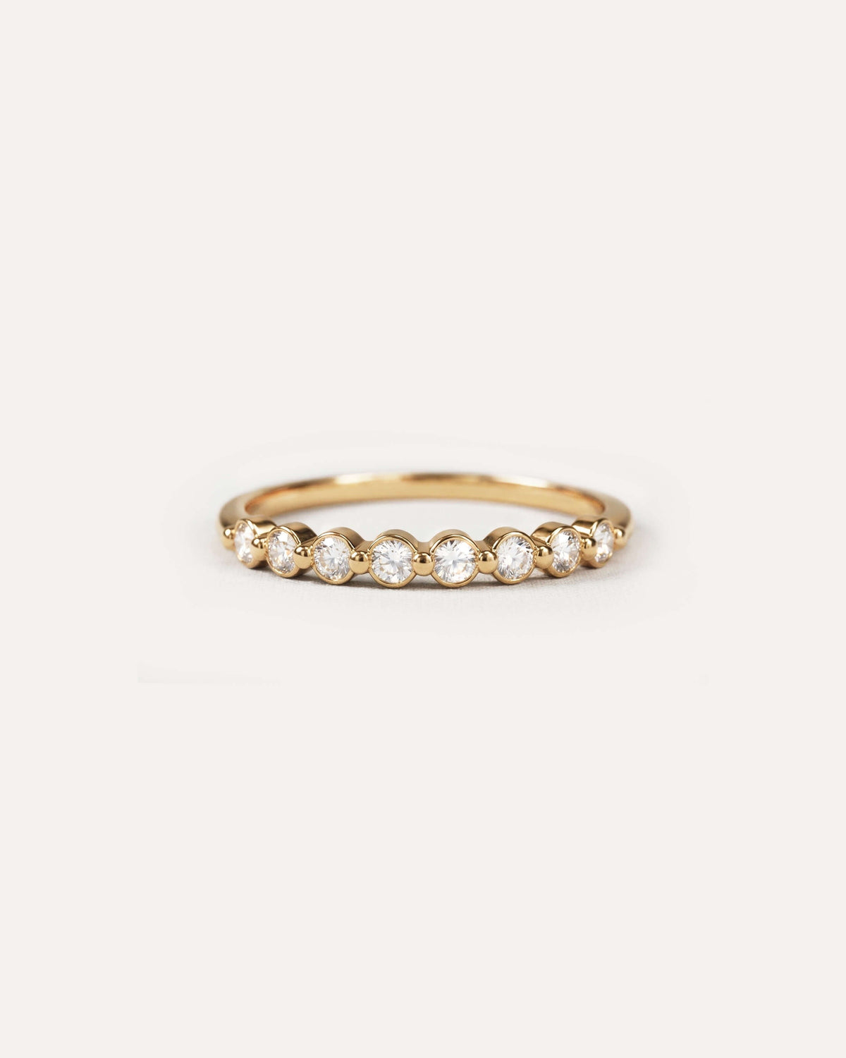 Grand Luminary White Sapphire Ring