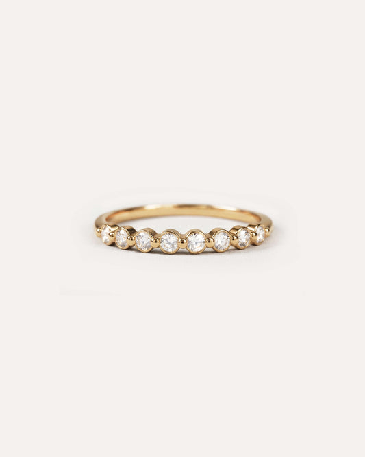 Grand Luminary White Sapphire Ring