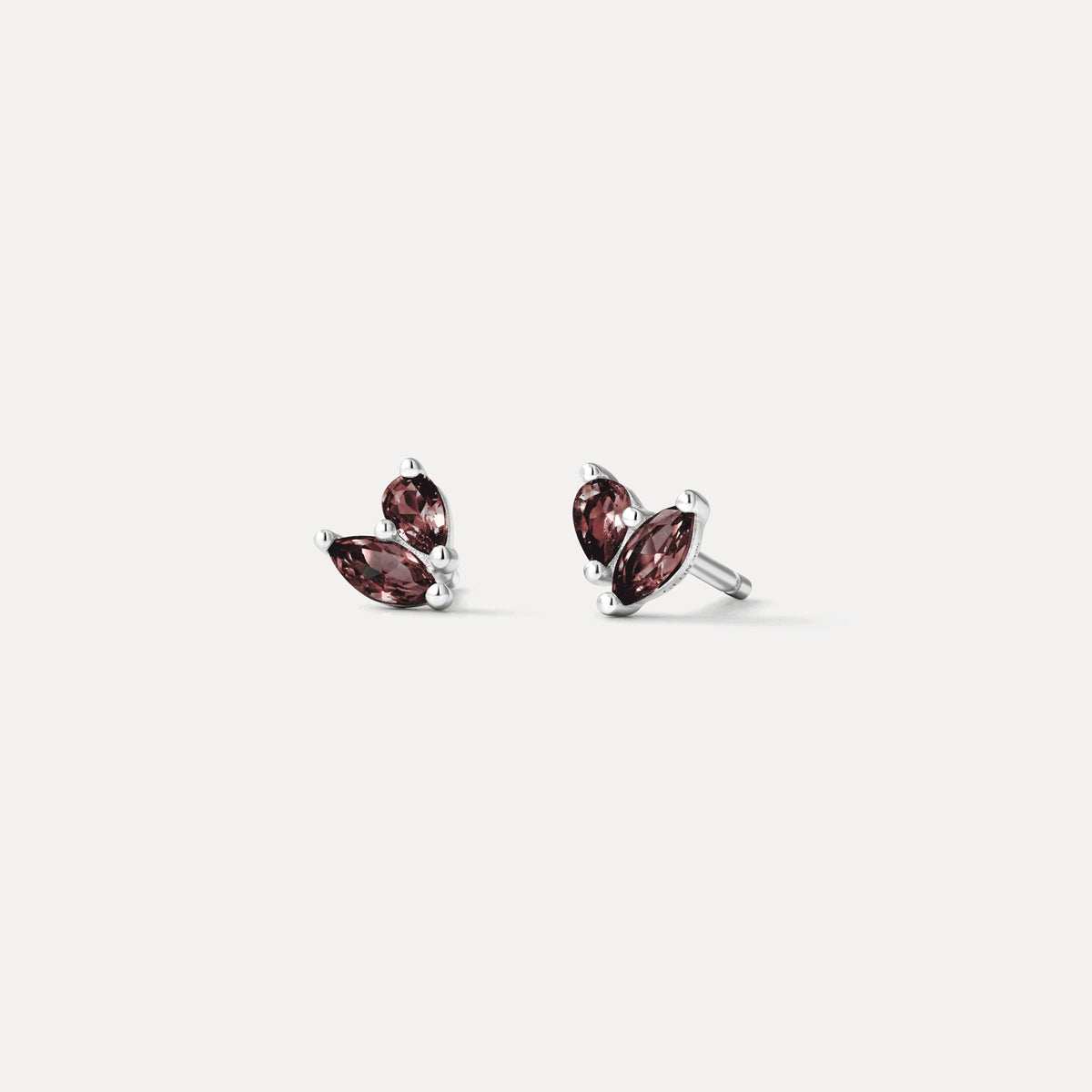 Aura Birthstone Duo Studs