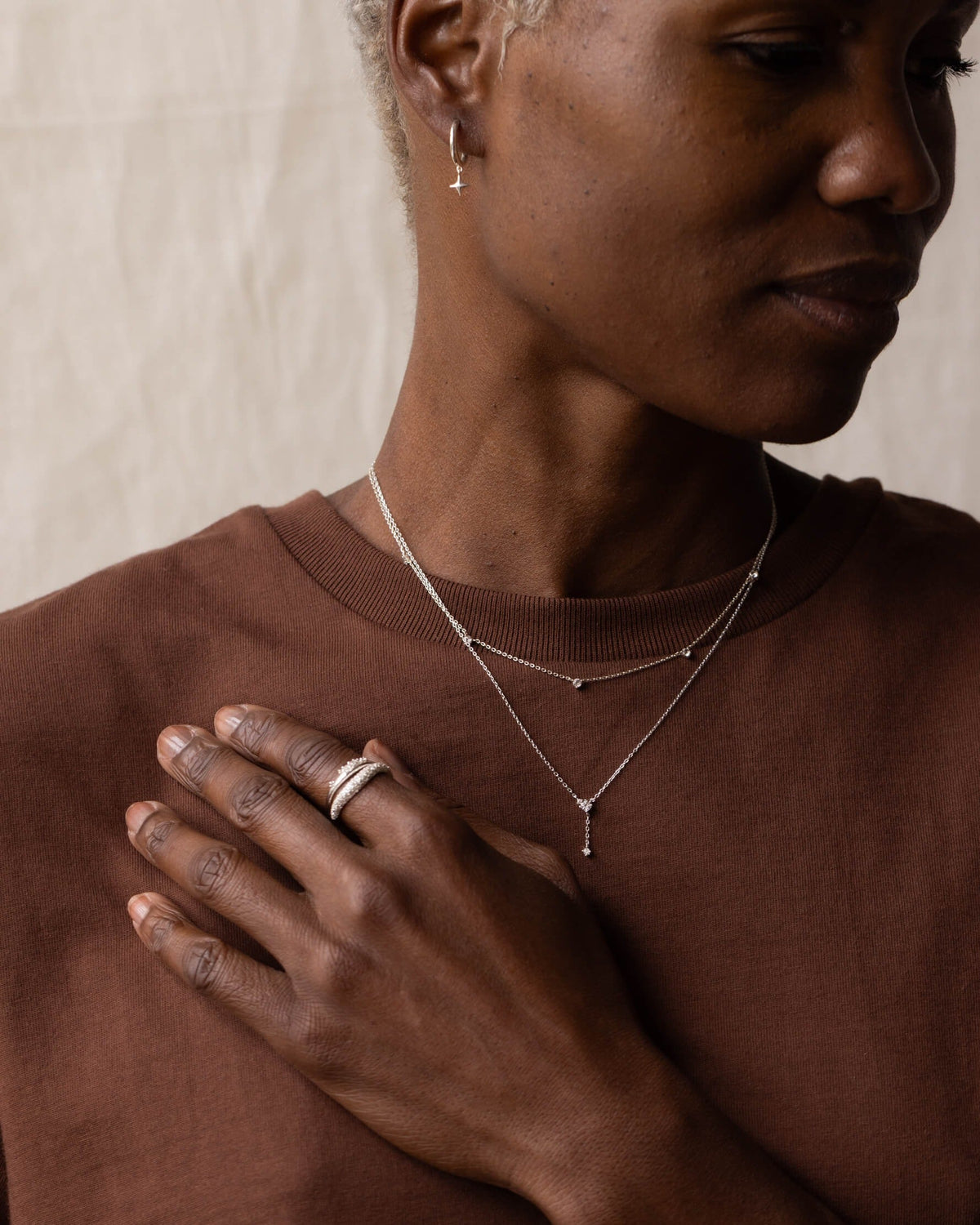 Starlet Station Necklace