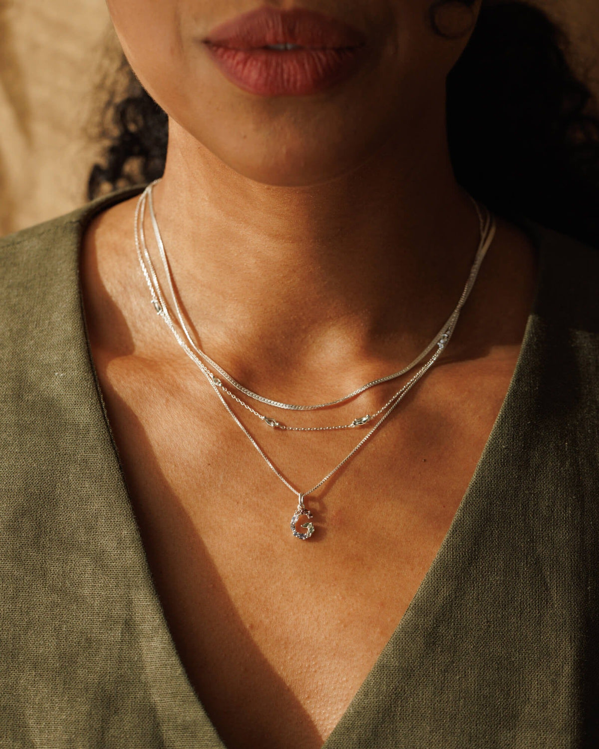 Poet's Initial Pendant