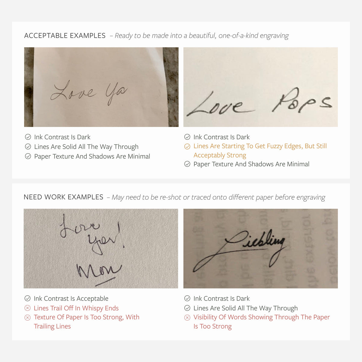 Handwriting Necklace