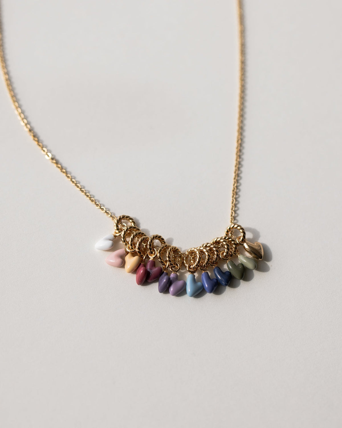 Aura Enamel Heart Charm