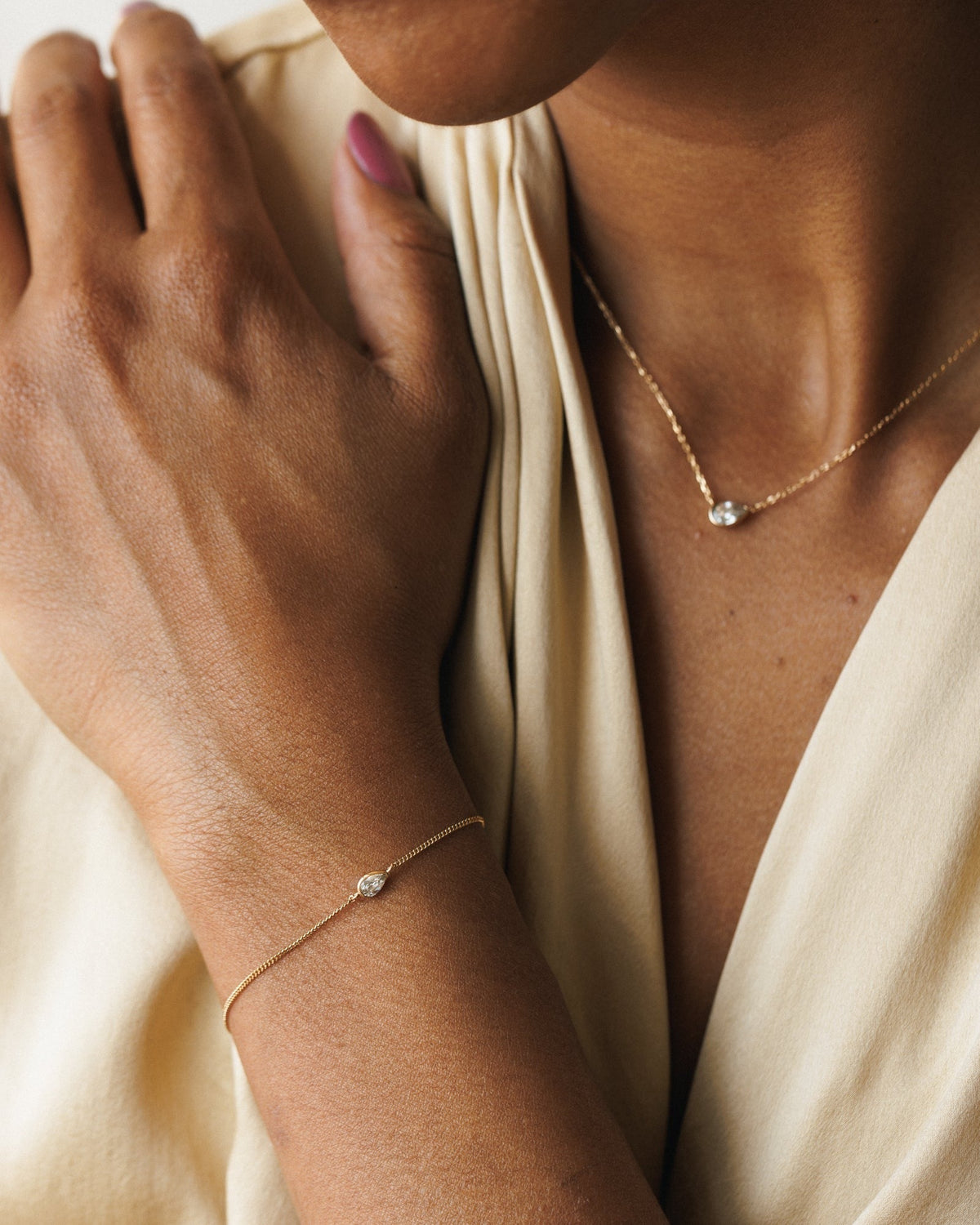 White Sapphire Zephyr Bracelet