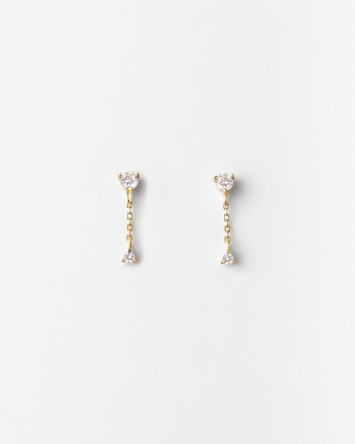 Starfall White Sapphire Earrings
