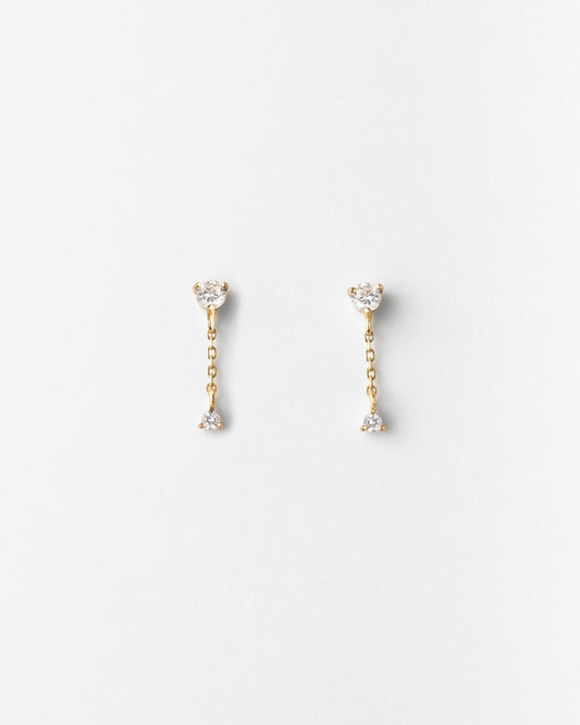 Starfall White Sapphire Earrings