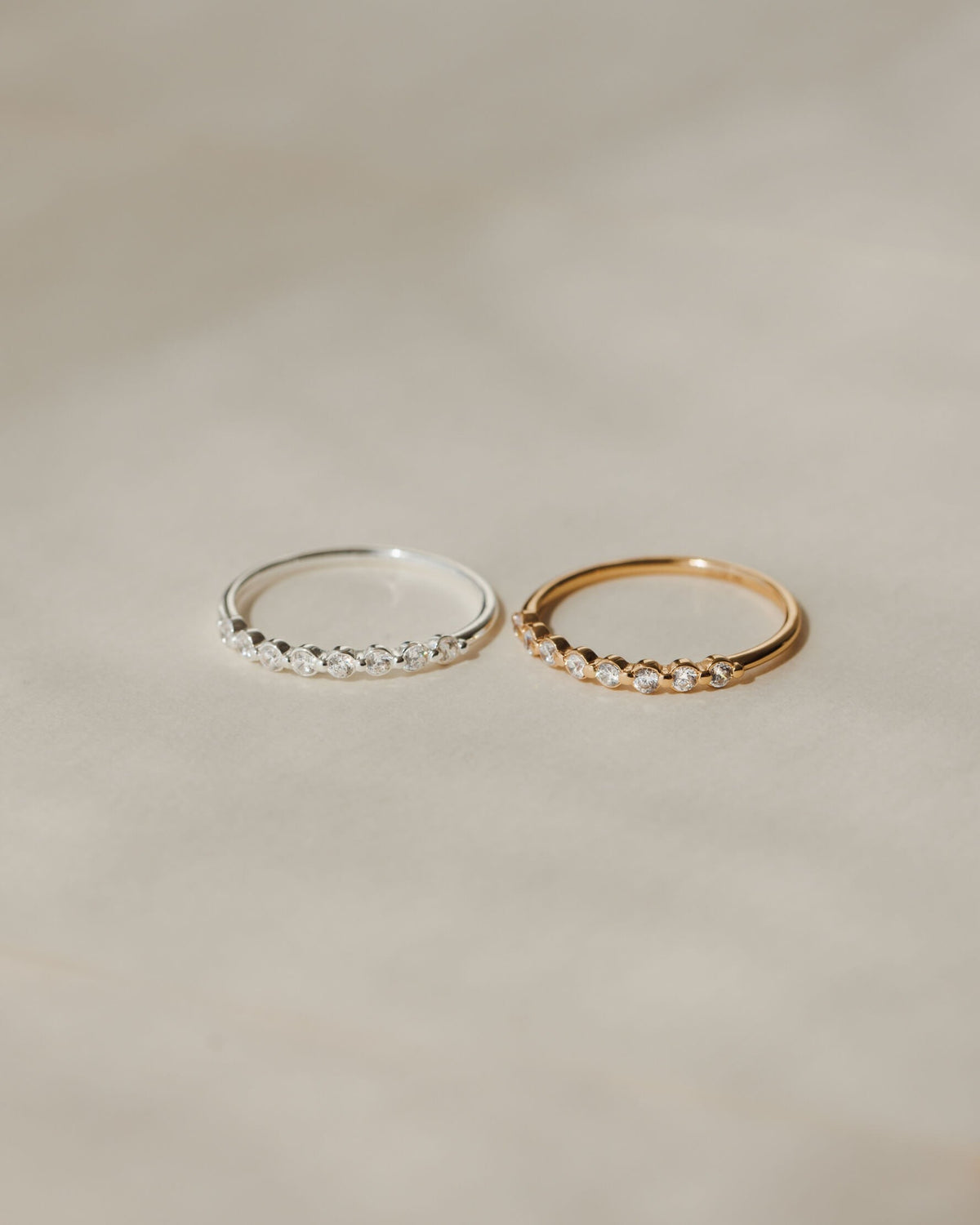 Grand Luminary White Sapphire Ring