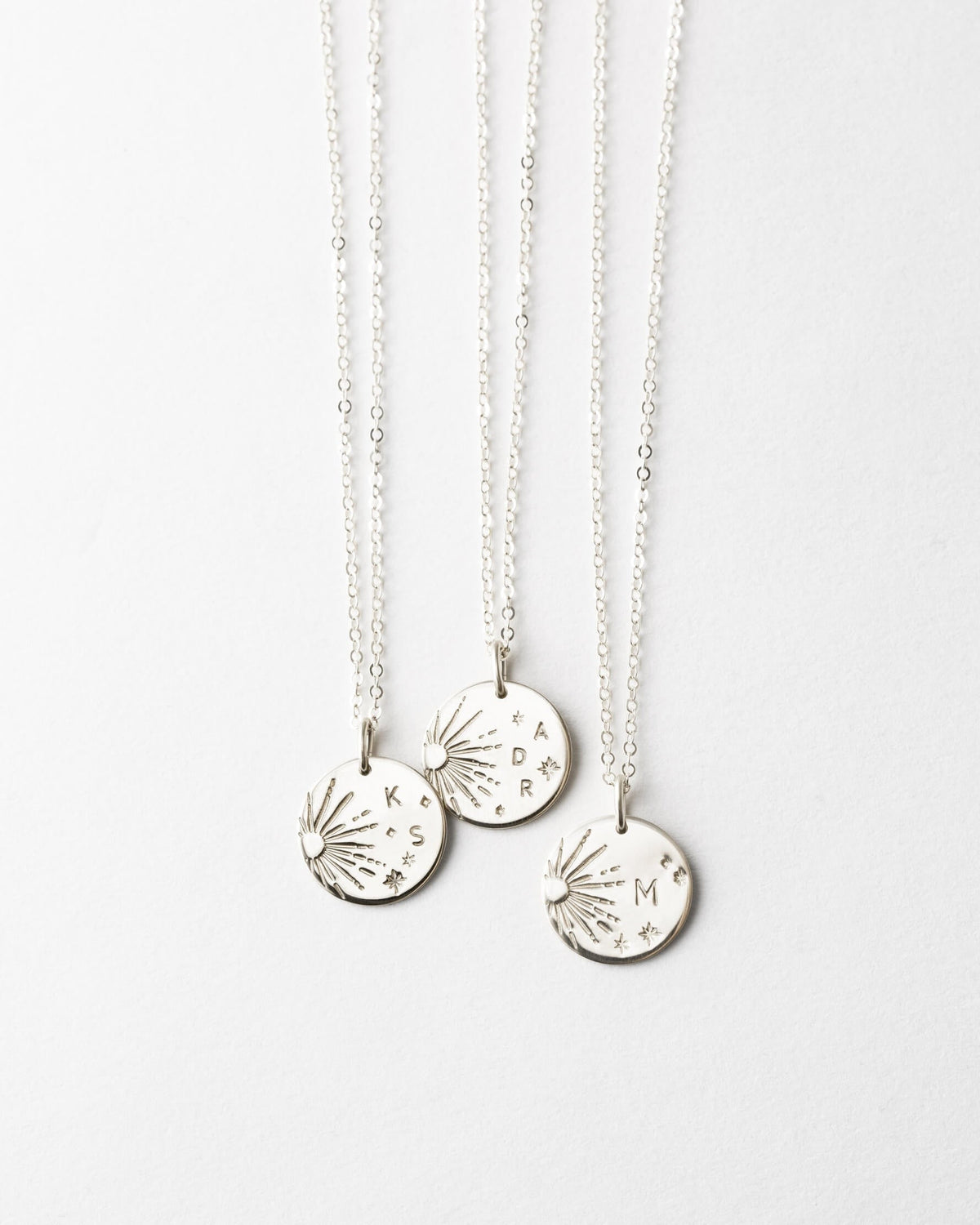 Galaxy Initial Necklace