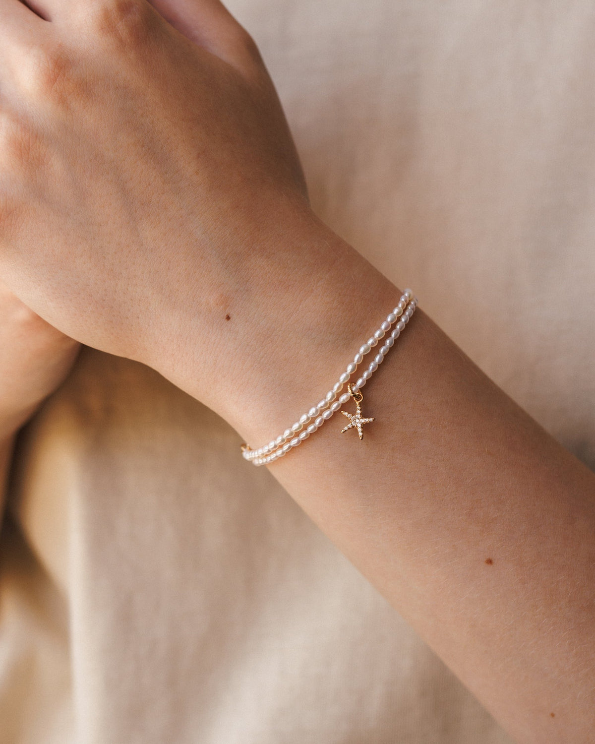 Mini Pearl Strand Bracelet