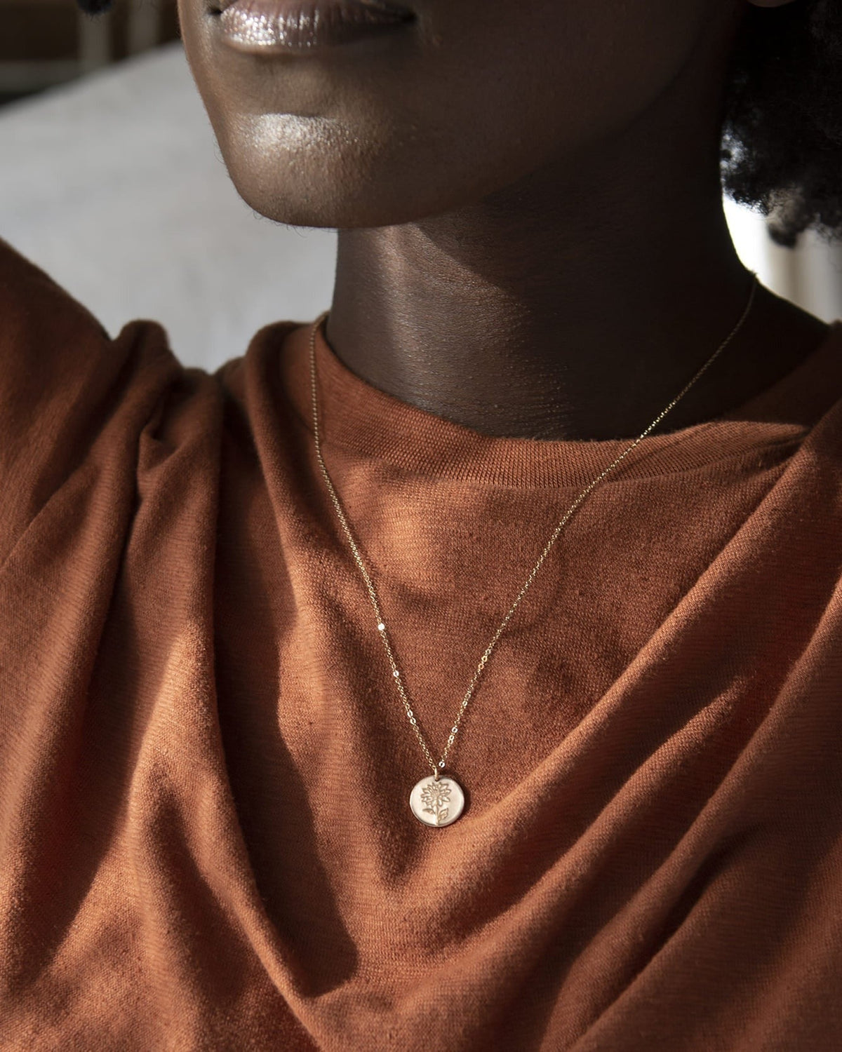 Flora Necklace - 14k Solid Gold