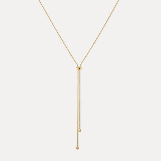 Worry Stone Bolo Necklace