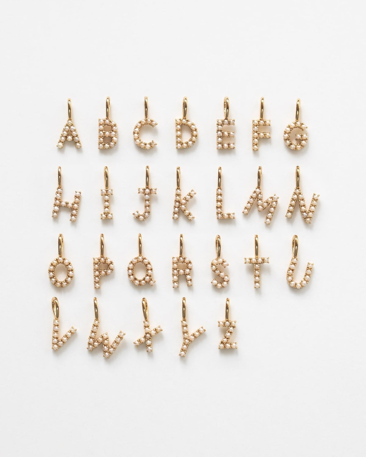 Pearl Initial Necklace