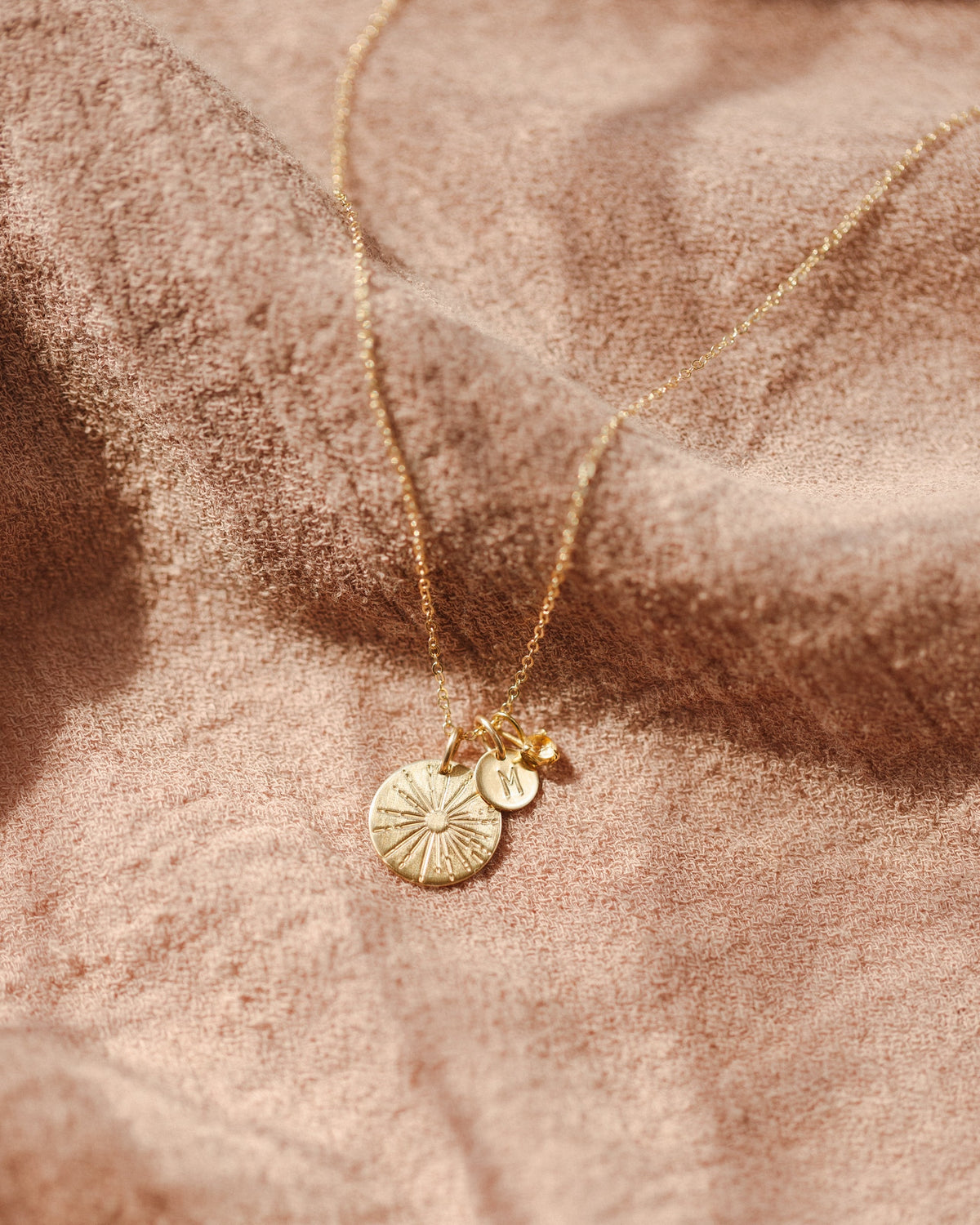Solid Gold Kindred Birthstone Necklace
