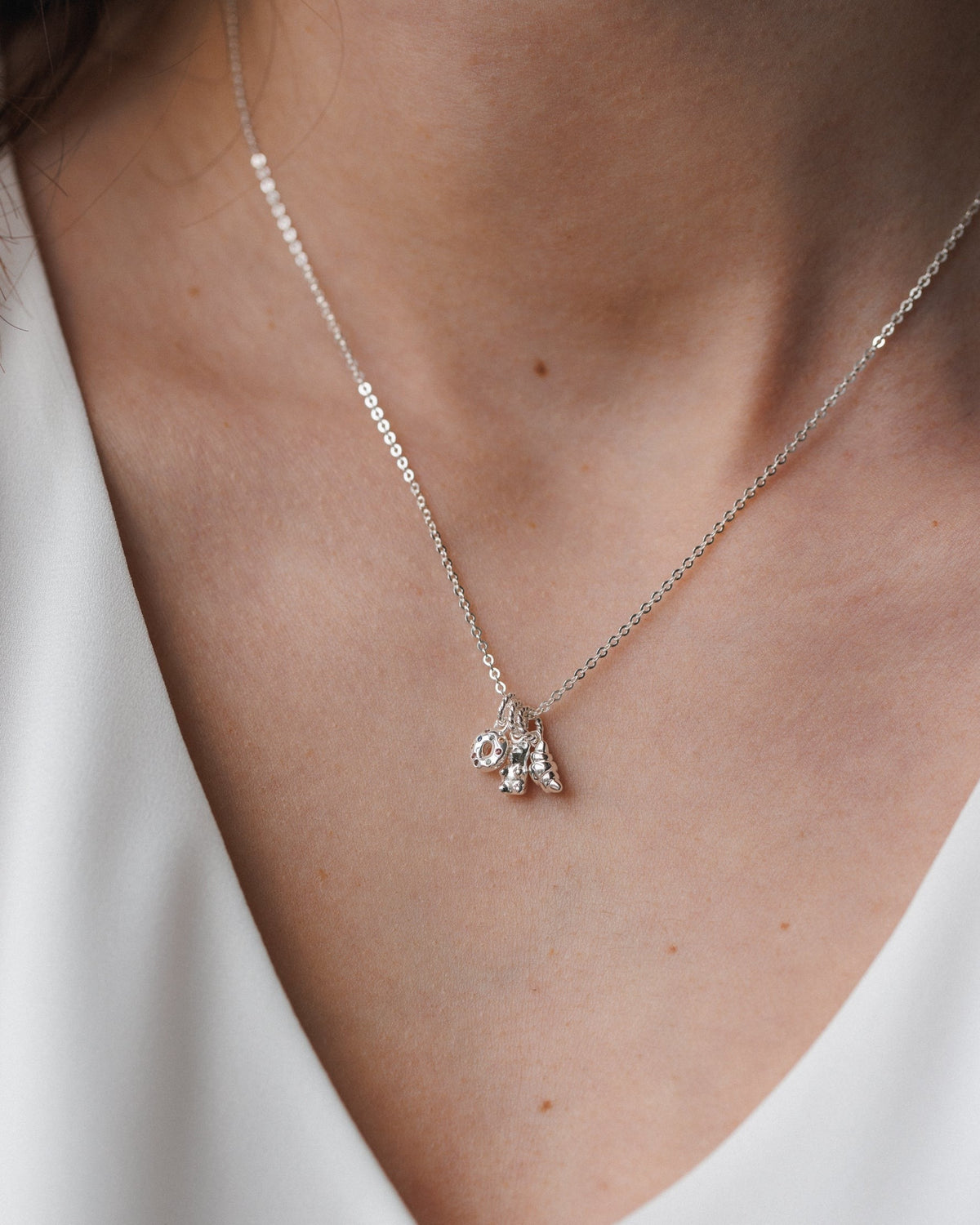 Sprinkled Donut Charm