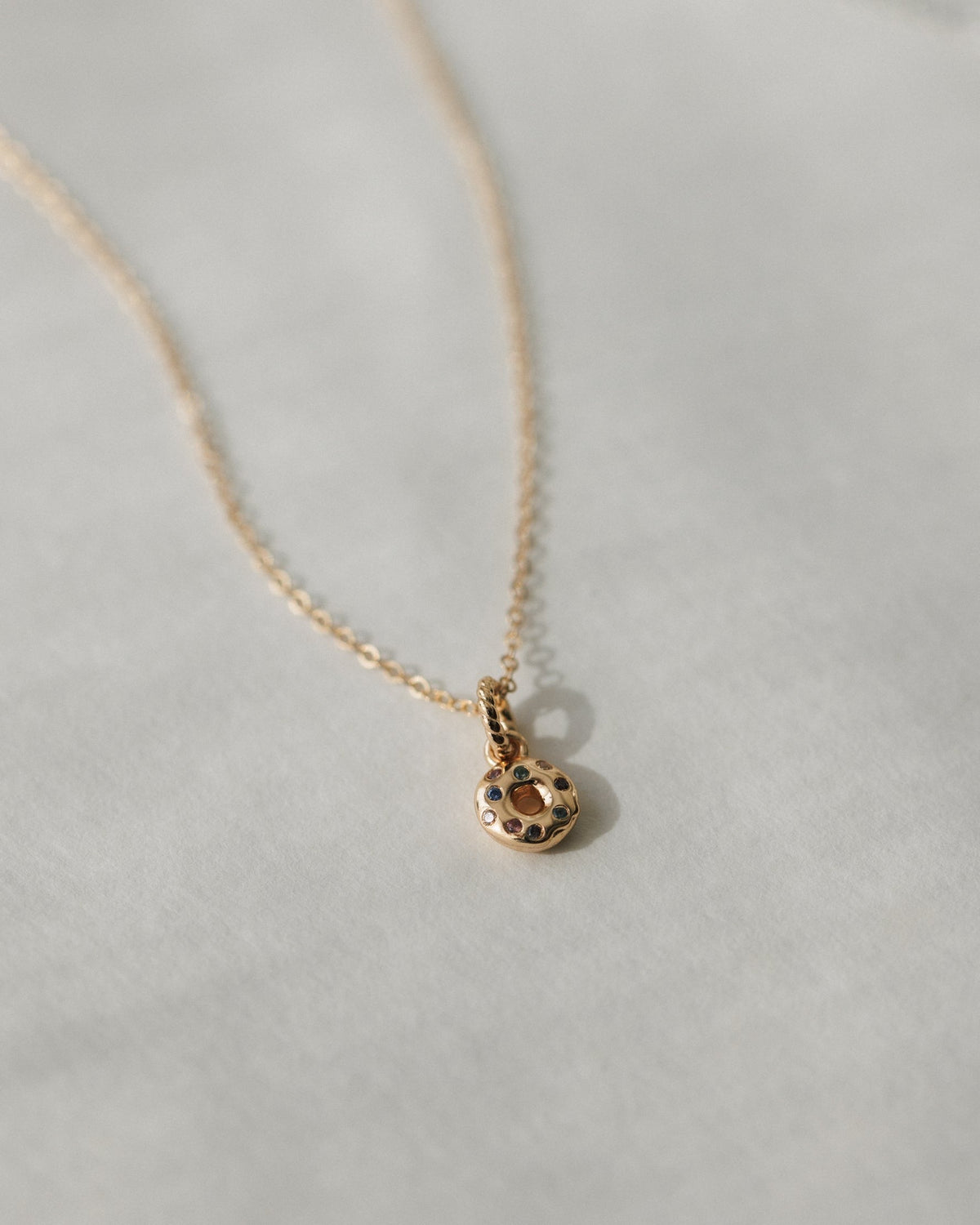 Sprinkled Donut Charm