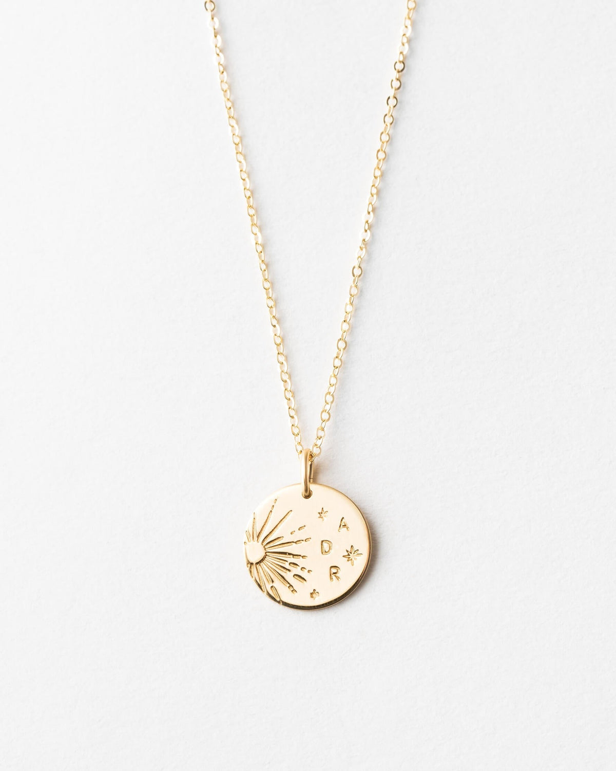 Galaxy Initial Necklace