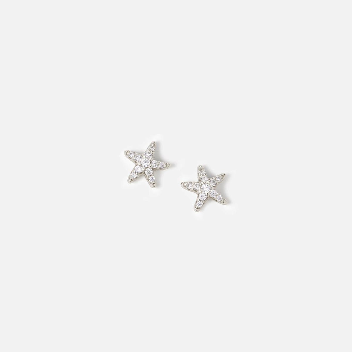Pavé Sea Star Studs